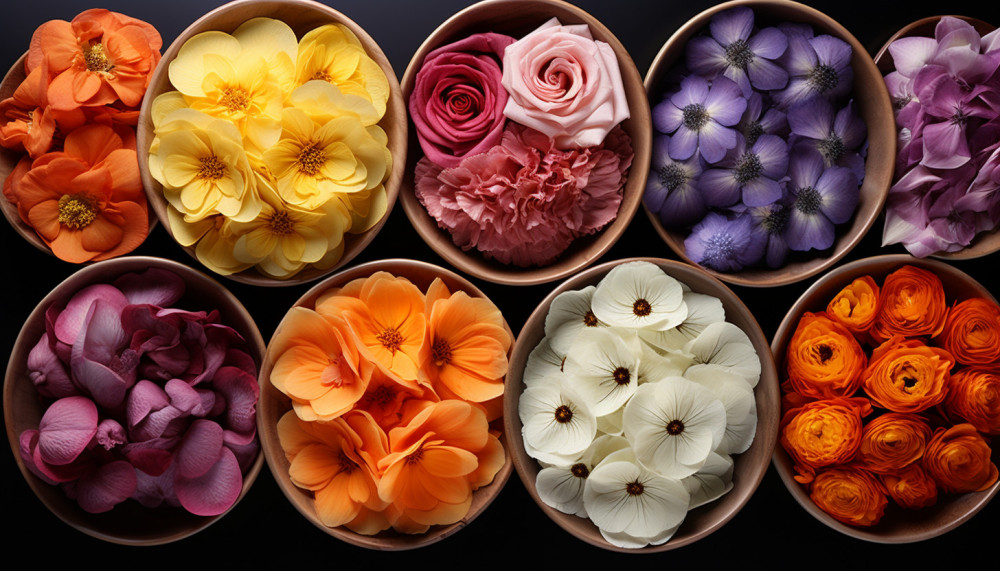 The Artistic Beauty of Edible Flower Arrangements
